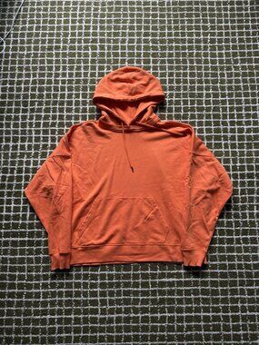 Heron Preston for Calvin Klein Pullover Hoodie Bright Orange Men's M